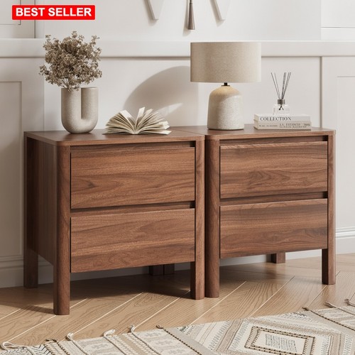 Nightstands set walnut - set, 2