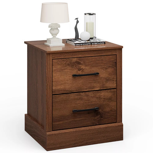 Costway drawer nightstand - drawer,