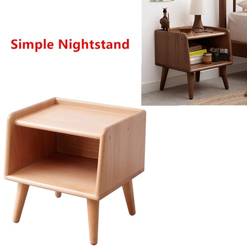 Pure solid wood bedside - pure,