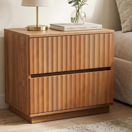 Walnut fluted - walnut,