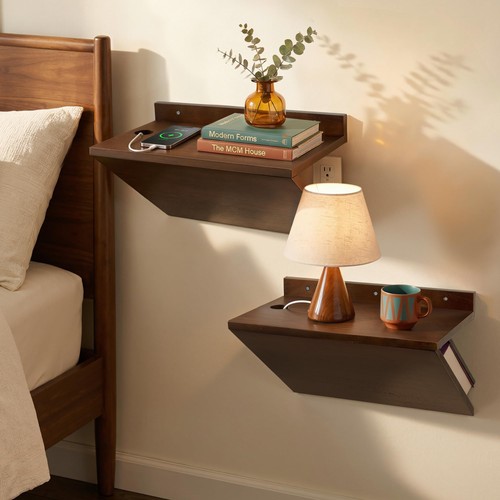 Floating nightstand set 2 - nightstand,