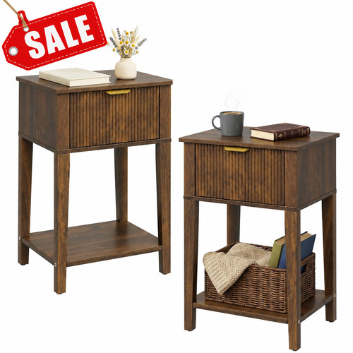 Pack dark walnut fluted - dark,