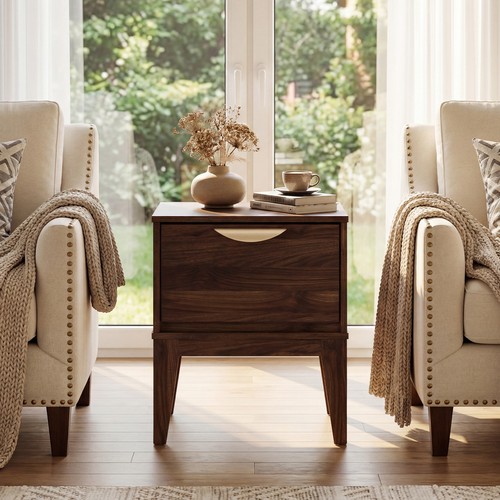 Nightstand with storage mid - with,